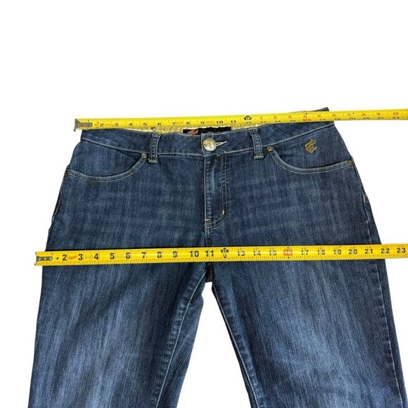Vtg Rocawear Jeans Junior Sz 13 Y2K Embroidered Grunge Preppy Prep Streetwear - Picture 10 of 12